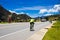 View of the famous Alto de las Arepas a well known rest place for cyclist on the mountains close to Bogota in Colombia