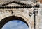 View of the famous Arch of Augustus