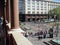 View from the famous balcony Casa Rosada Government House of Argentina Buenos Aires