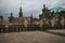 View of the famous baroque Zwinger palace in the historic center of Dresden, Germany