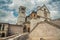 View of famous Basilica of St. Francis of Assisi  in beautiful spring day