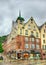 View of famous Bryggen district in Bergen - Norway