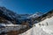 View of the famous Cirque de Gavarnie in the french Pyrenees