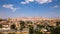 View of famous Goreme village in Cappadocia at day time in Turkey