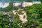 View of the famous Iguazu Falls from Brazilian side