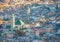 View of famous medina of Fez in Morocco from above