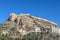 View of the famous Santa Barbara Castle on Mount Benacantil in Alicante, Spain