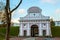 View of the famous Tallinn Gate in Parnu, Estonia.