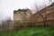 View of the famous Theodosian Walls of Constantinople, modern Istanbul, Turkey