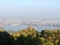 View of Fateh Sagar Lake and Udaipur City from Saajngarh Fort, Rajasthan