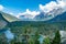 View from Fernpass to Zugspitze, Austria