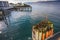 View From the Ferry Park on Mukilteo Terminal Right Before It Depart To Whidbey Island On A Beautiful Winter Sunny Morning