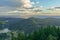 The View of Fidalgo and San Juan Islands on Mount Erie