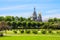 View of the Field of Mars and Church of the Savior, Saint-Peteresburg, Russia