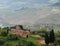 View of the fields in Tuscany. Montepulciano. Italy.