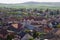 View of Filakovo city from Filakovo castle, Slovakia