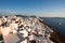 View of Fira, Santorini. Fira is the main stunning cliff-perched town on Santorini, member of the Cyclades islands, Aegean sea.