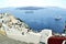 View of Fira town. island Santorin. Greece