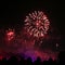 A view of Fireworks at Battersea