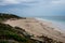 A view of Fisherman's Hollow Beach in cloudy weather, Western Australia