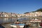 View of the fishing village of La Guardia, Pontevedra province,