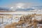 View of Flat Tops Wilderness In Winter, Colorado