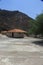 View of the flora, fauna and cabins in Zimapan Magical Town Dam in Hidalgo Mexico