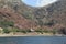 View of the flora, fauna and cabins in Zimapan Magical Town Dam in Hidalgo Mexico