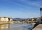 View of Florence. Bridge over the Arno River