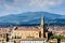 View of Florence and Pazzi Chapel, Italy