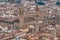 View of Florence`s rooftops from the campanile - Italy