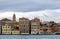 View of Fondamenta Zattere Ai Saloni from Giudecca Canal in Venice