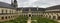 View of Fontevraud abbey in Loire Valley France