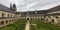 View of Fontevraud abbey in Loire Valley France