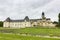 View of Fontevraud abbey in Loire Valley France