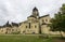 View of Fontevraud abbey in Loire Valley France