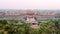 View of the Forbidden City from the hill.