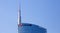 View in the foreground of the Unicredit Tower in Gae Aulentis Square, the buisness area near Garibaldi train Station, Milan, Italy