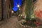 View form the inside of the Medieval village of Ricetto di Candelo in Piedmont, used as a refuge in times of attack during the Mid