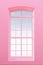 View form window, pastel pearl pink walls