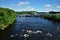 View from the former high railroad bridge in Eau Claire Wisconsin