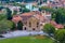 View of the former Saint Augustin monastery Sant`Agostino, now is the buildings of the Department of Human and Social Sciences