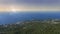 View of foros and the Black sea in the Crimea from the area near the foros Church