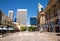 A view of Forrest Place Square and South32 tower in Perth City