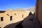 View from the fort on the arid mountain range, Nakhal, Oman