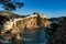 View of Fort Bokar, the city ancient walls and the west harbor. Dubrovnik, Croatia