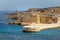 View of Fort Rinella from St. Elmo, Valletta