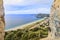 View from fortifications of the Norman Castle of Milazzo of the