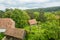 View from the Fortified Church of Viscri village