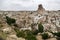 View of the fortress carved into the monolithic rock of Sivrikaya